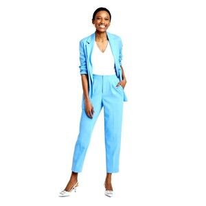 A New Day Women's High-Waisted Tapered Leg Ankle Pants, Size 17R, Blue